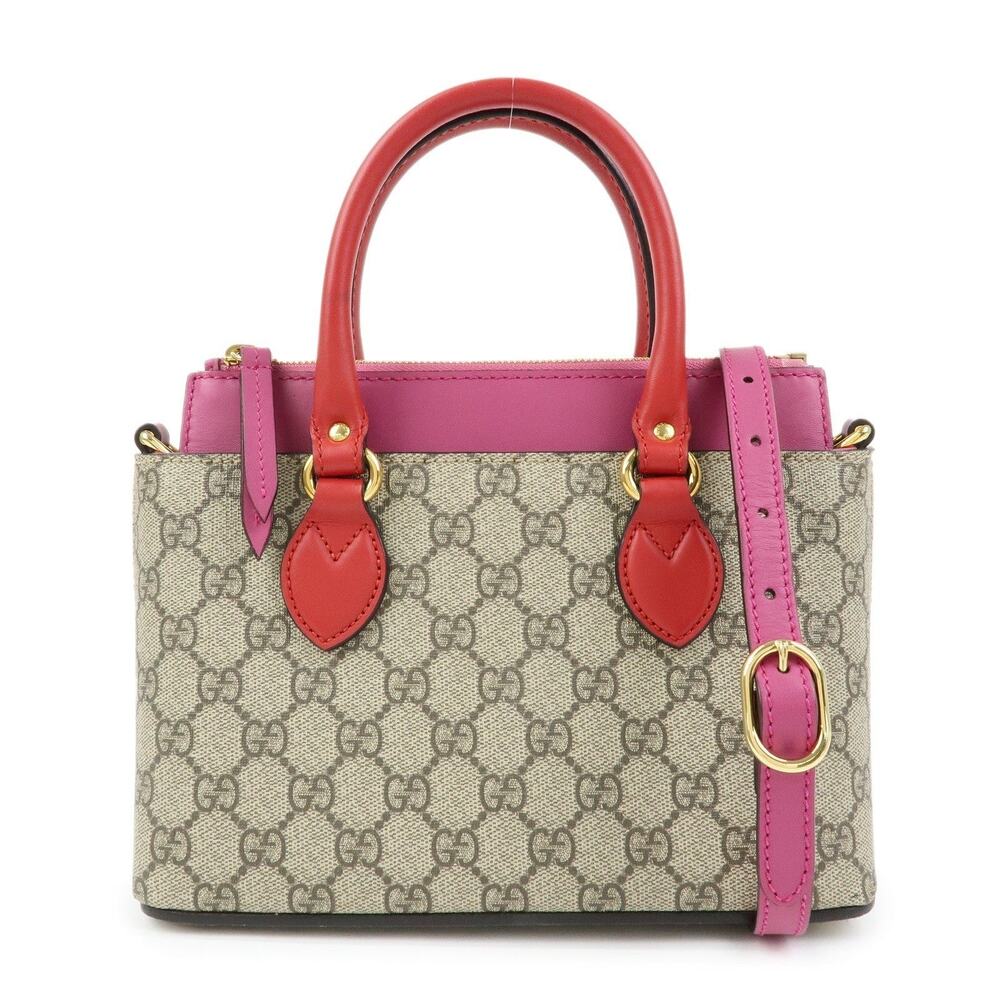 Gucci GG Supreme Mini Handbag Beige